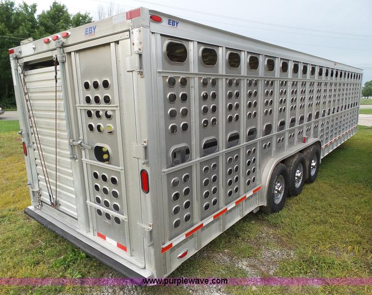 image for item L5508 2010 Eby Wrangler livestock trailer