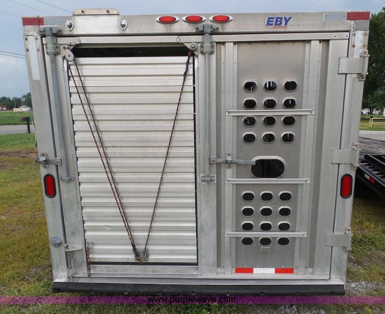 image for item L5508 2010 Eby Wrangler livestock trailer