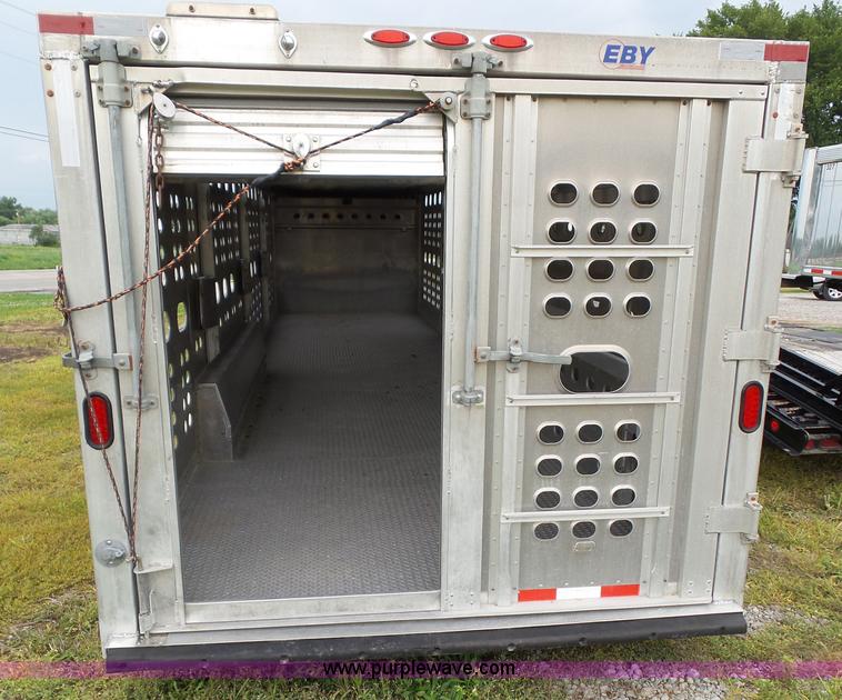 image for item L5508 2010 Eby Wrangler livestock trailer
