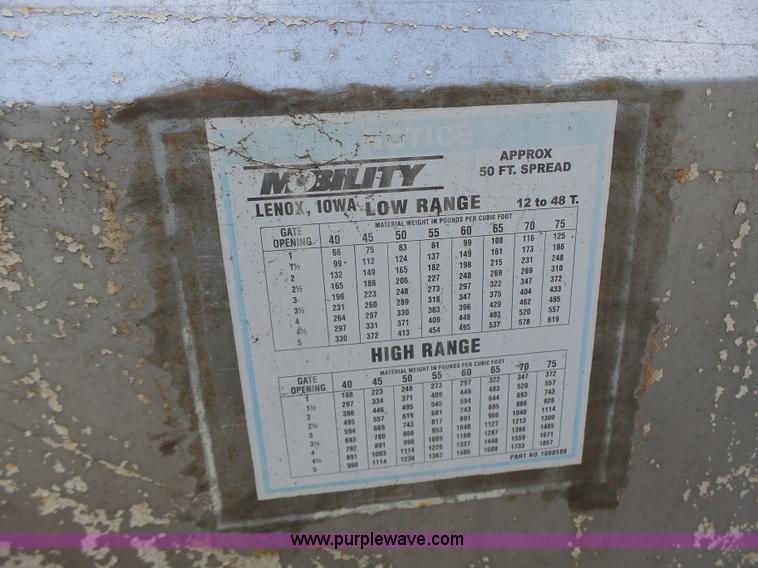 image for item L6240 Mobility 900 fertilizer spreader