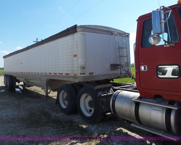 image for item L6245 1988 Timpte double hopper grain trailer