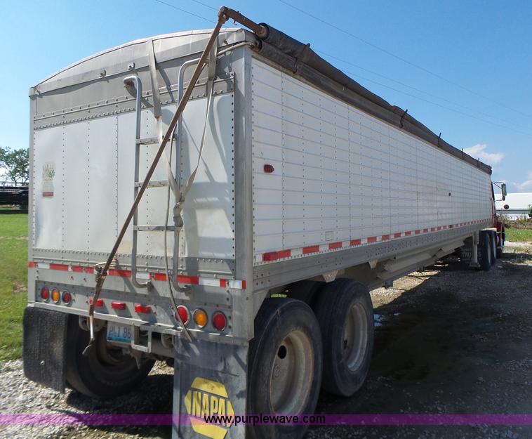 image for item L6245 1988 Timpte double hopper grain trailer