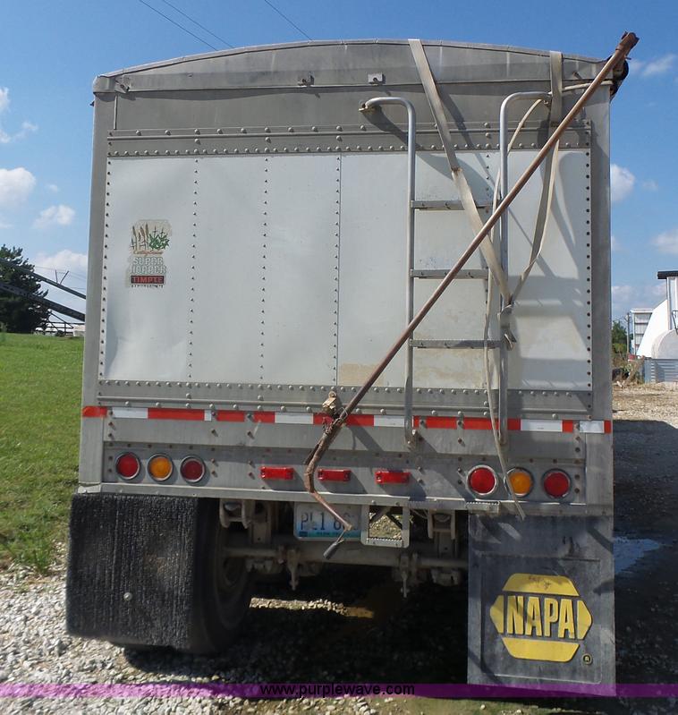 image for item L6245 1988 Timpte double hopper grain trailer
