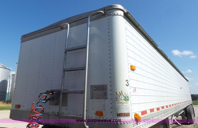 image for item L6245 1988 Timpte double hopper grain trailer