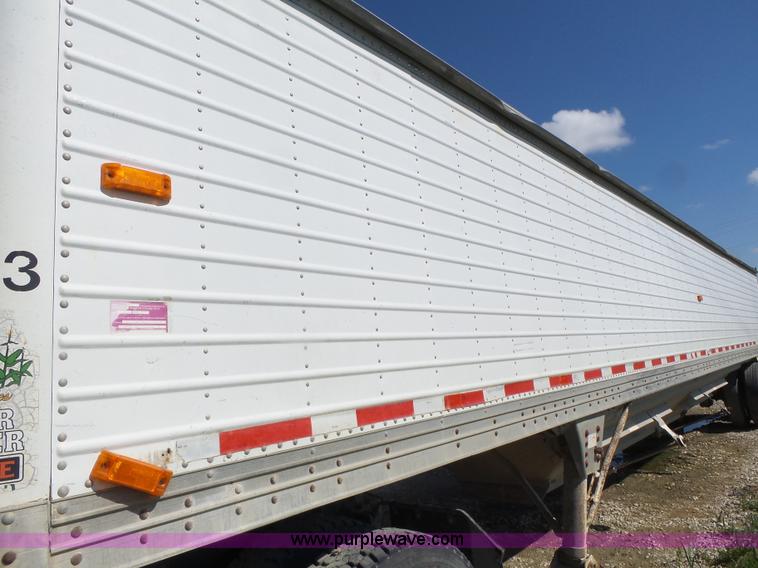 image for item L6245 1988 Timpte double hopper grain trailer