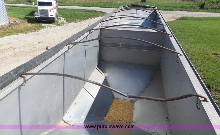 image for item L6245 1988 Timpte double hopper grain trailer