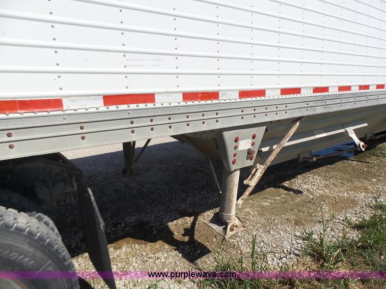 image for item L6245 1988 Timpte double hopper grain trailer