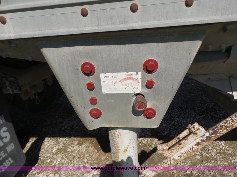 image for item L6245 1988 Timpte double hopper grain trailer