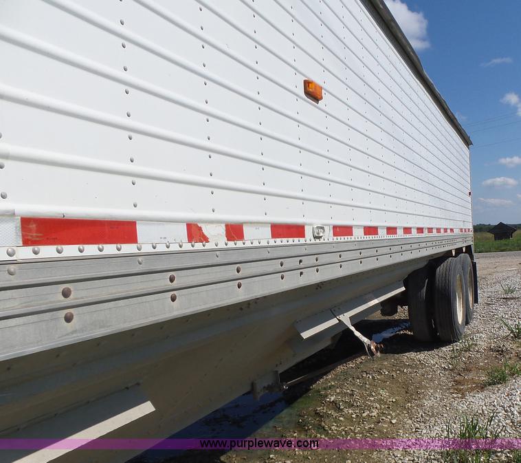 image for item L6245 1988 Timpte double hopper grain trailer