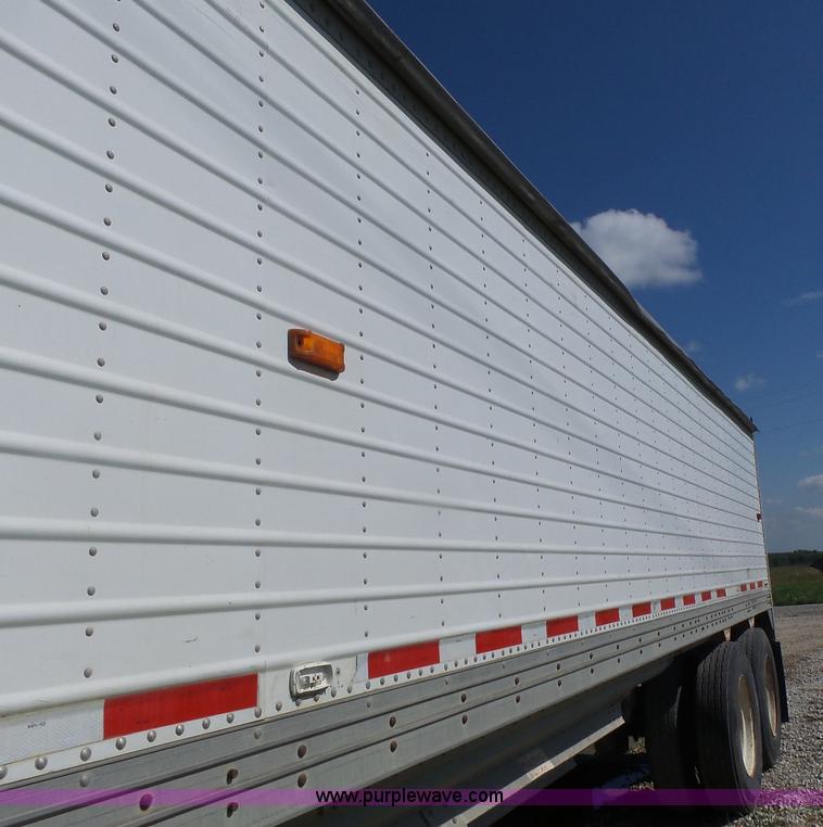 image for item L6245 1988 Timpte double hopper grain trailer