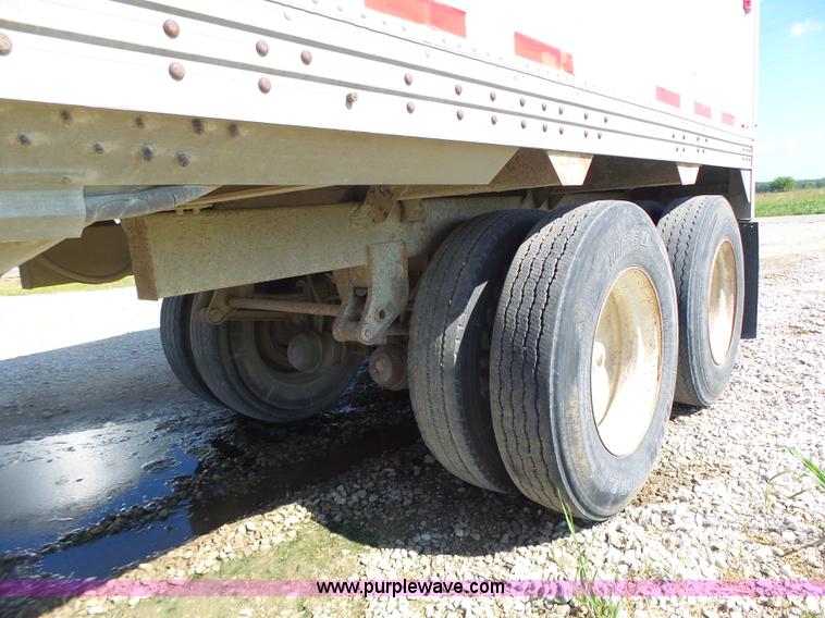 image for item L6245 1988 Timpte double hopper grain trailer