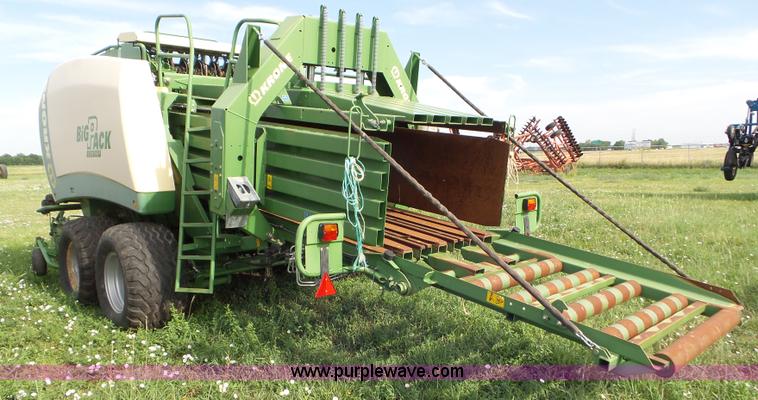 image for item L6827 2009 Krone Big Pack 1290 large square baler