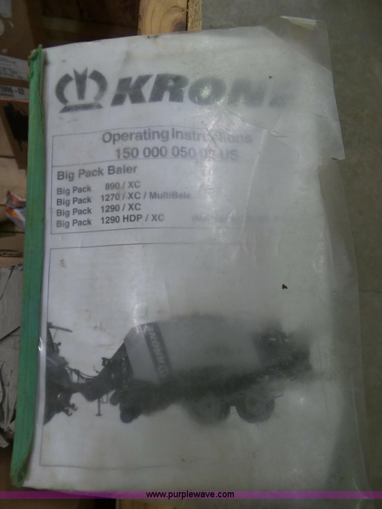image for item L6827 2009 Krone Big Pack 1290 large square baler