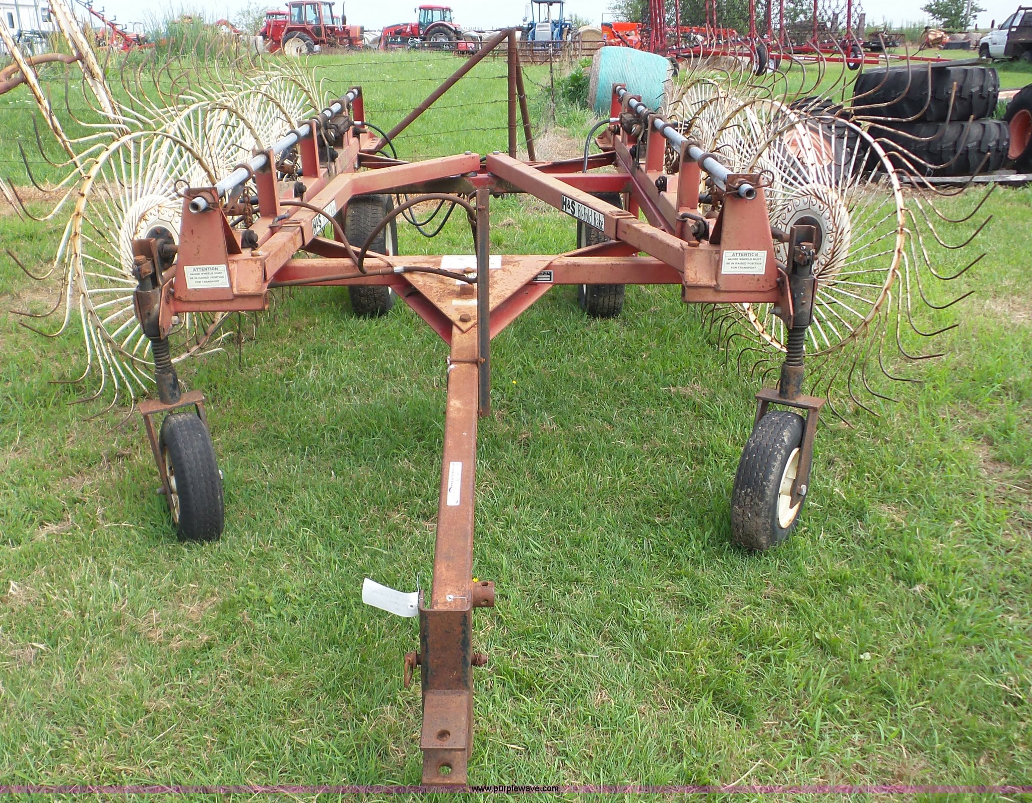 H&s Bifold Rake Parts Diagram