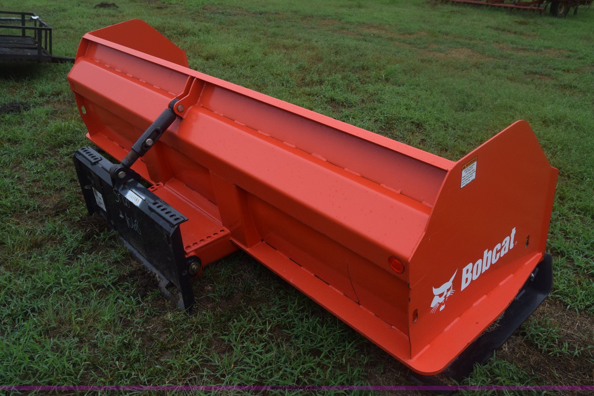 Bobcat snow plow in Inman, KS Item K2867 sold Purple Wave