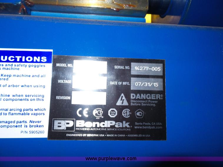 image for item BS9619 BP Bendpac pipe bender