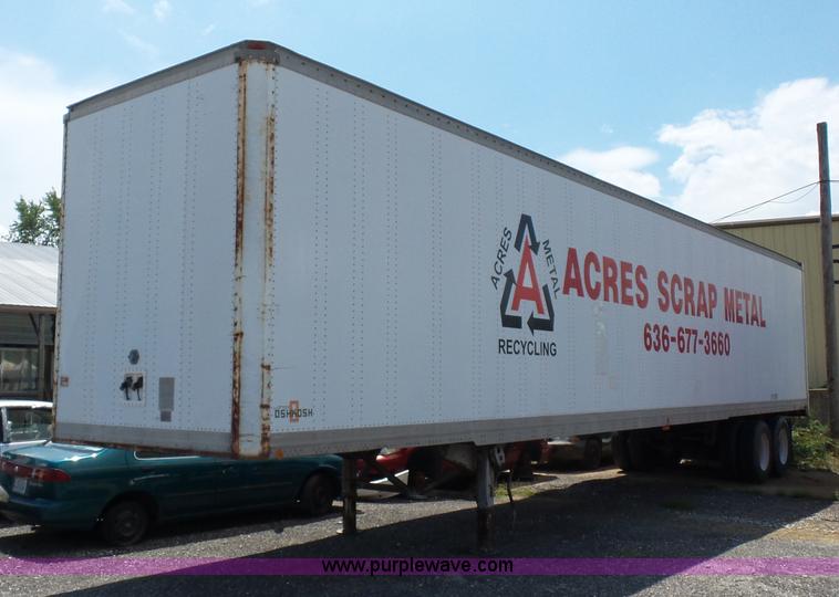 image for item BS9625 1991 Miller dry van trailer