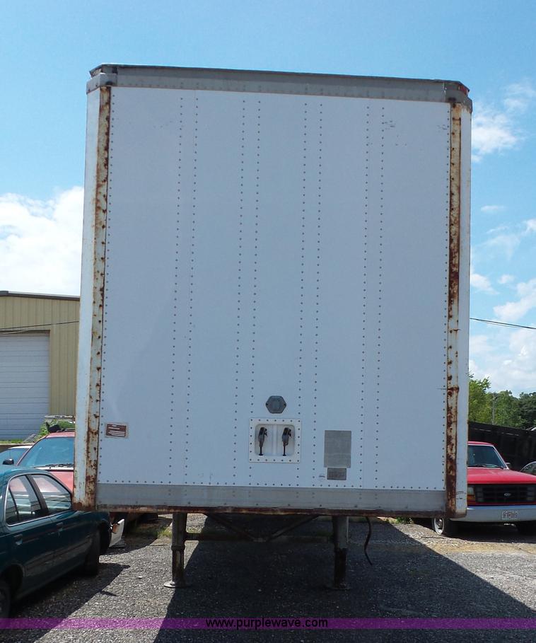 image for item BS9625 1991 Miller dry van trailer