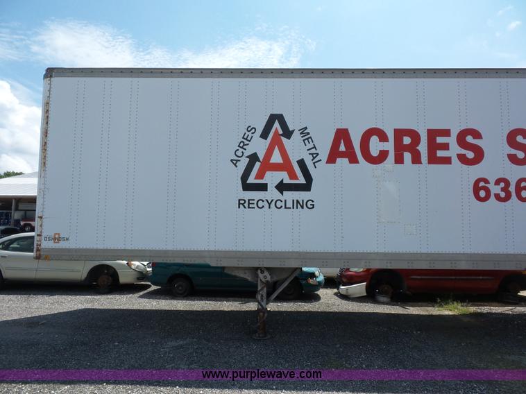 image for item BS9625 1991 Miller dry van trailer