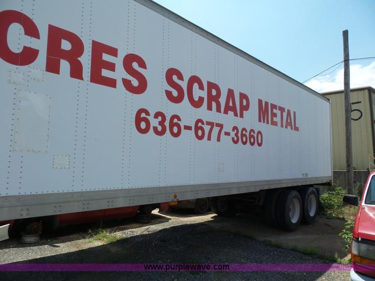 image for item BS9625 1991 Miller dry van trailer