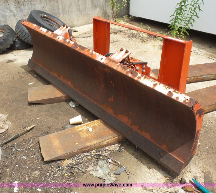 image for item BS9627 Kwik-way snow plow skid steer attachment