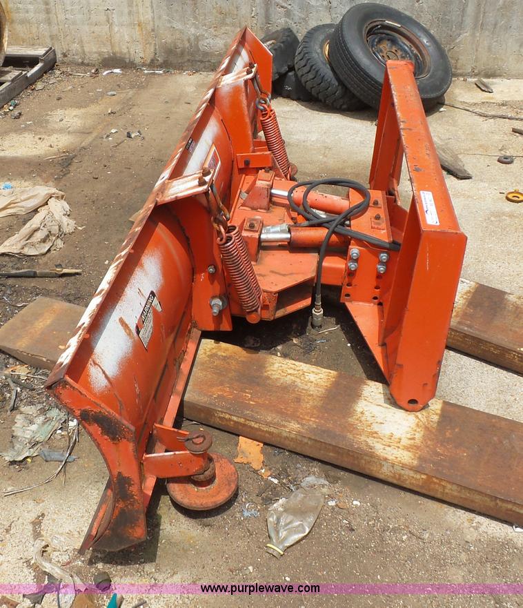 image for item BS9627 Kwik-way snow plow skid steer attachment