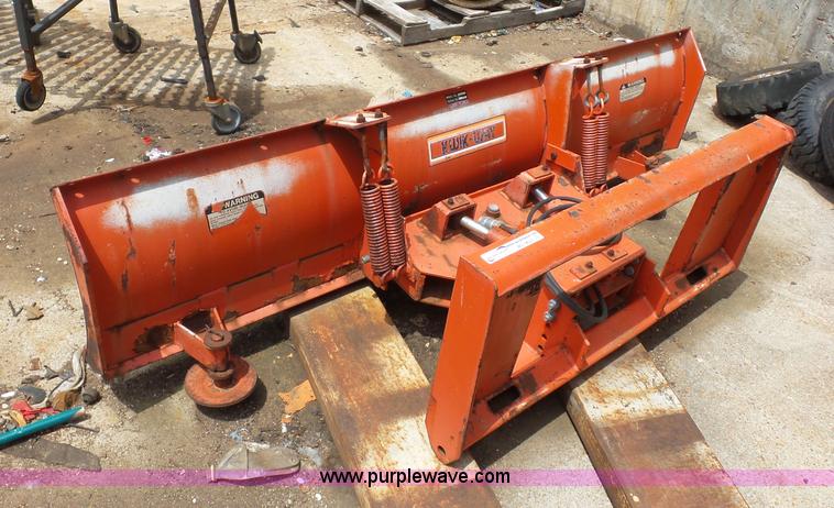 image for item BS9627 Kwik-way snow plow skid steer attachment