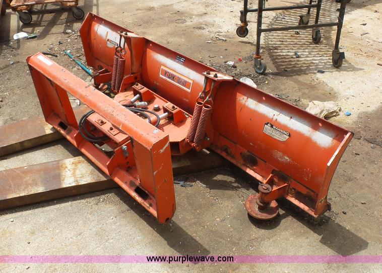 Kwikway snow plow skid steer attachment in High Ridge, MO Item