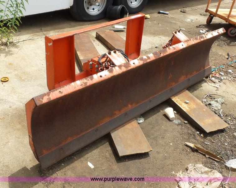 image for item BS9627 Kwik-way snow plow skid steer attachment