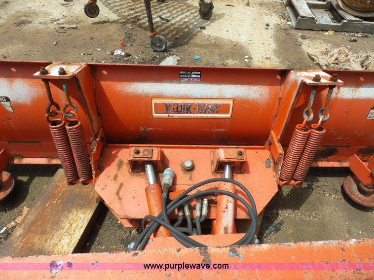 image for item BS9627 Kwik-way snow plow skid steer attachment