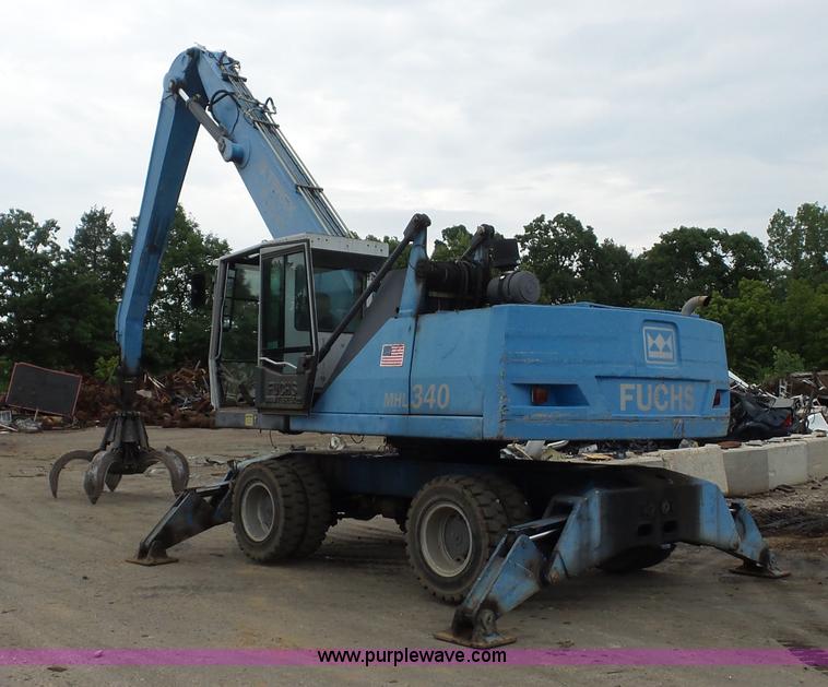 image for item BS9643 2005 Terex-Fuchs MHL340 rubber tire excavator