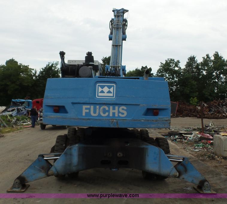 image for item BS9643 2005 Terex-Fuchs MHL340 rubber tire excavator