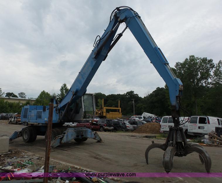 image for item BS9643 2005 Terex-Fuchs MHL340 rubber tire excavator