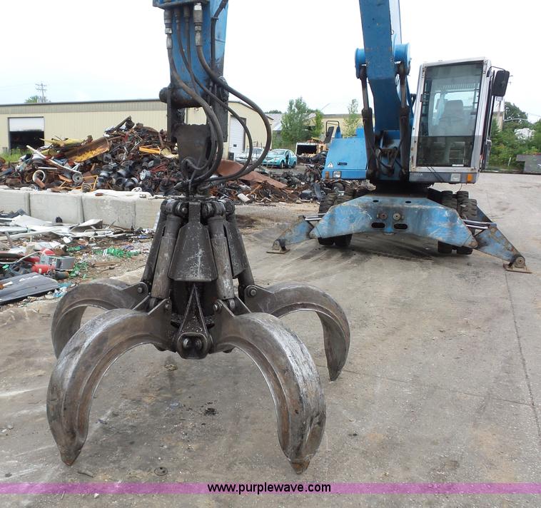 image for item BS9643 2005 Terex-Fuchs MHL340 rubber tire excavator