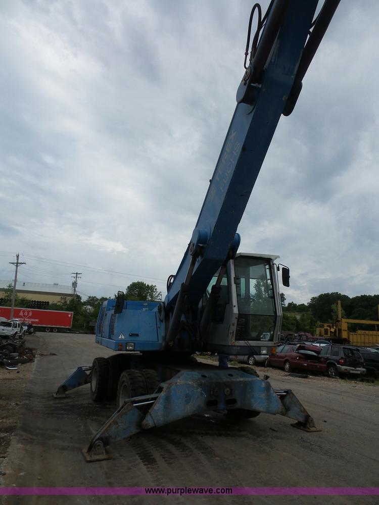 image for item BS9643 2005 Terex-Fuchs MHL340 rubber tire excavator