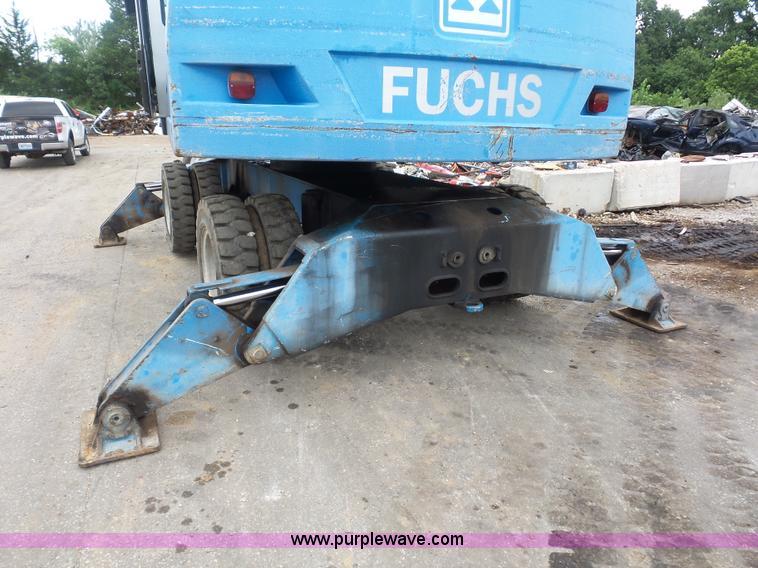 image for item BS9643 2005 Terex-Fuchs MHL340 rubber tire excavator