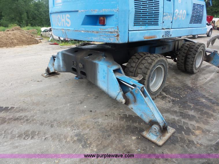 image for item BS9643 2005 Terex-Fuchs MHL340 rubber tire excavator