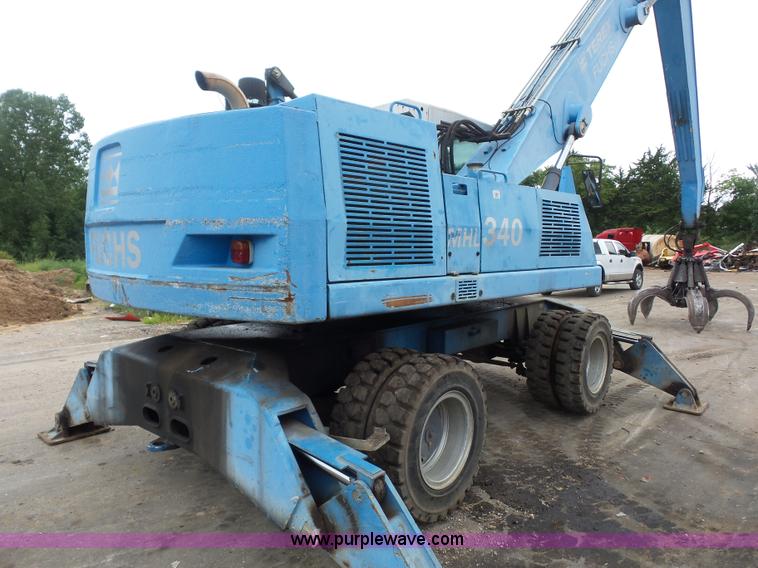 image for item BS9643 2005 Terex-Fuchs MHL340 rubber tire excavator