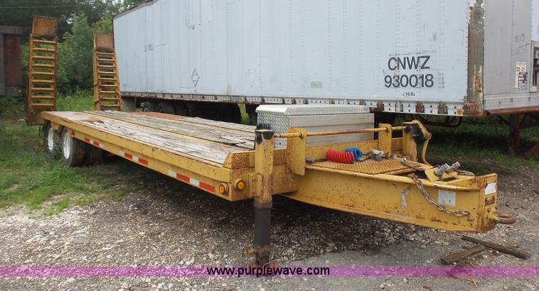 image for item BS9646 2009 Belshe equipment trailer