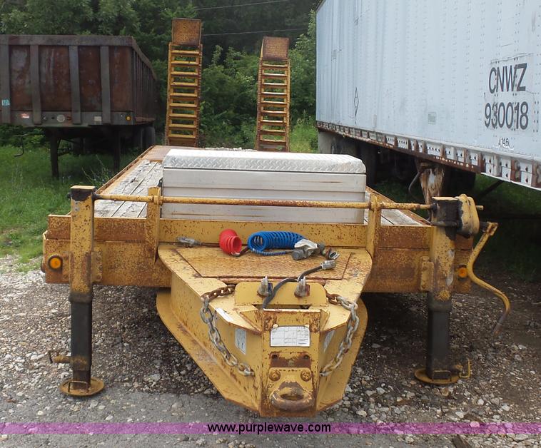 image for item BS9646 2009 Belshe equipment trailer