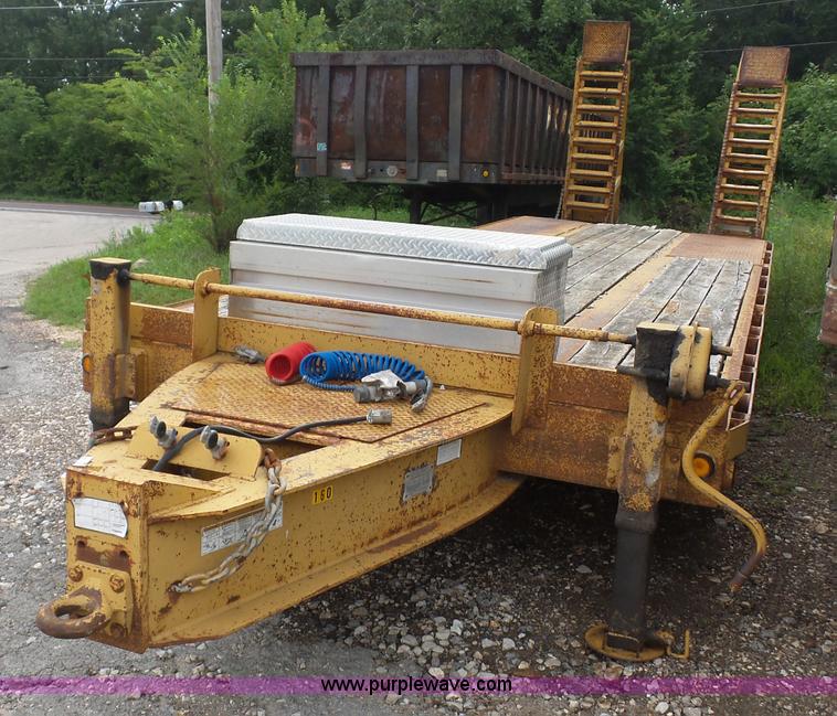 image for item BS9646 2009 Belshe equipment trailer