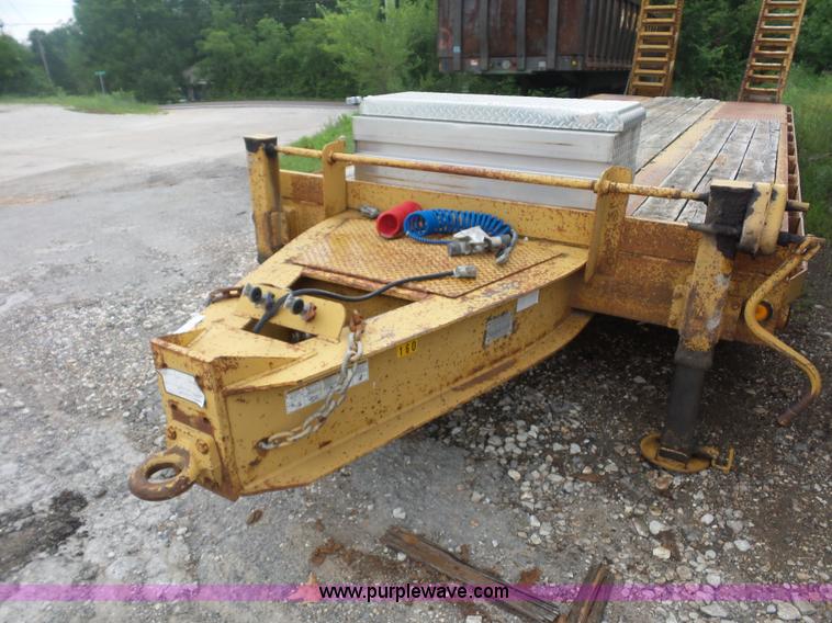 image for item BS9646 2009 Belshe equipment trailer