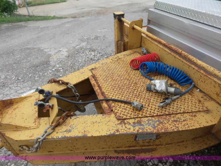 image for item BS9646 2009 Belshe equipment trailer