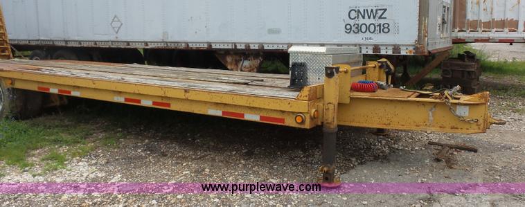 image for item BS9646 2009 Belshe equipment trailer
