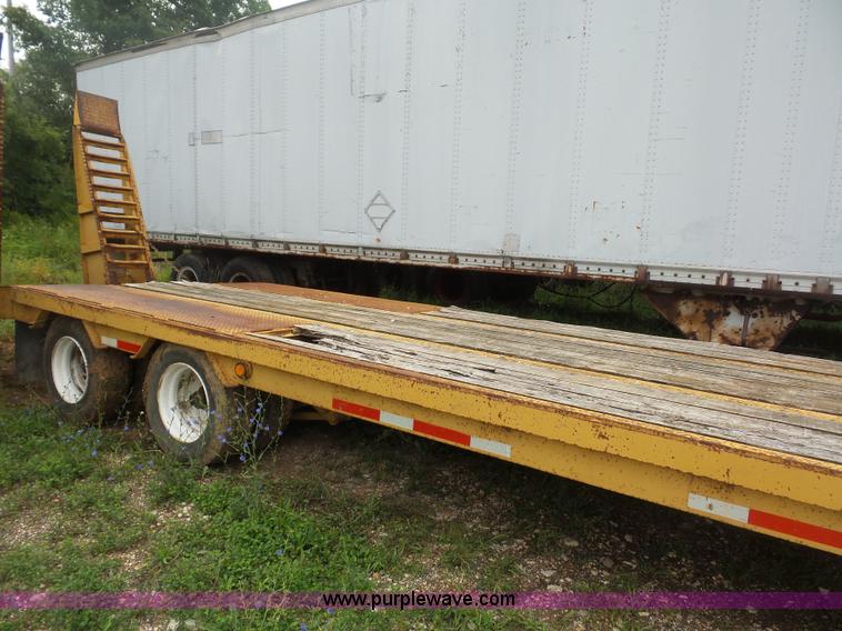 image for item BS9646 2009 Belshe equipment trailer