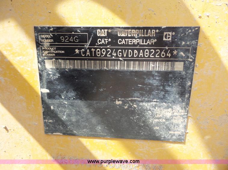 image for item BS9649 2005 Caterpillar 924G wheel loader