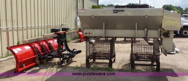 image for item BS9653 Salt spreader and snow plow