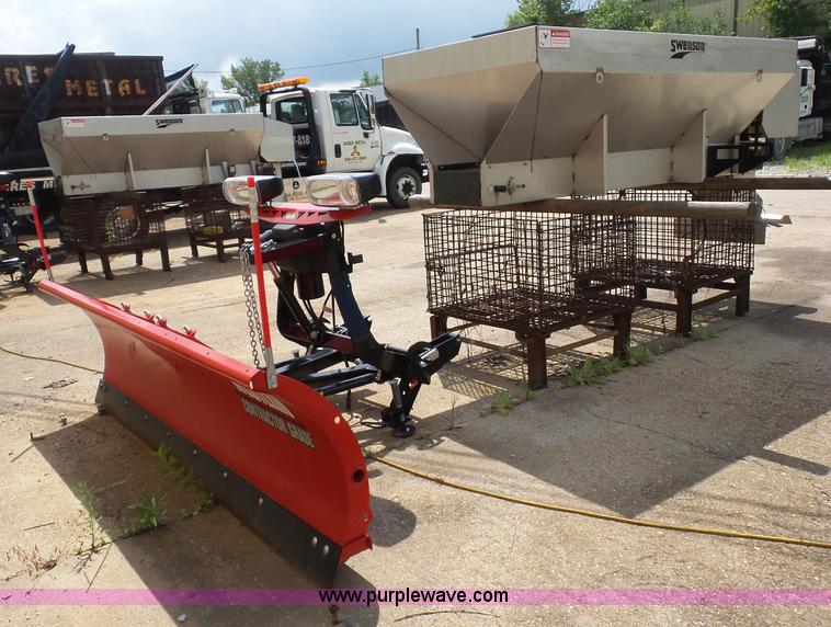 image for item BS9653 Salt spreader and snow plow