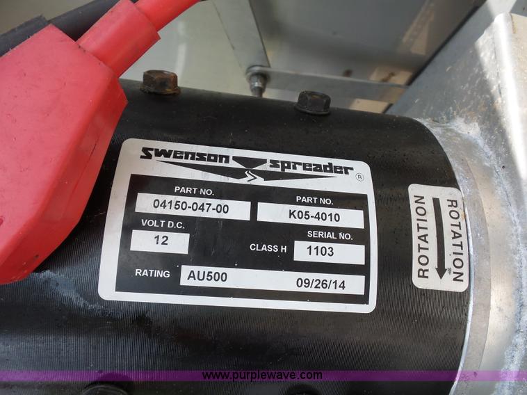 image for item BS9653 Salt spreader and snow plow