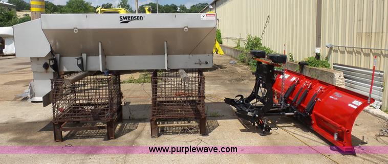 image for item BS9653 Salt spreader and snow plow